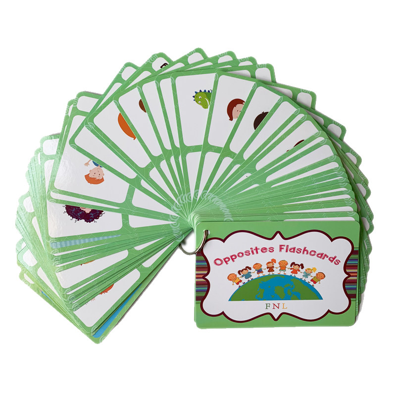 Kids Toys And Games - The 100 Groups Opposites Flashcards English