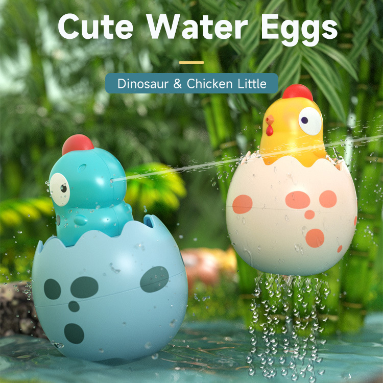 Kids Toys Play Egg - Cute Dinosaur Duck Penguin Baby Bathing
