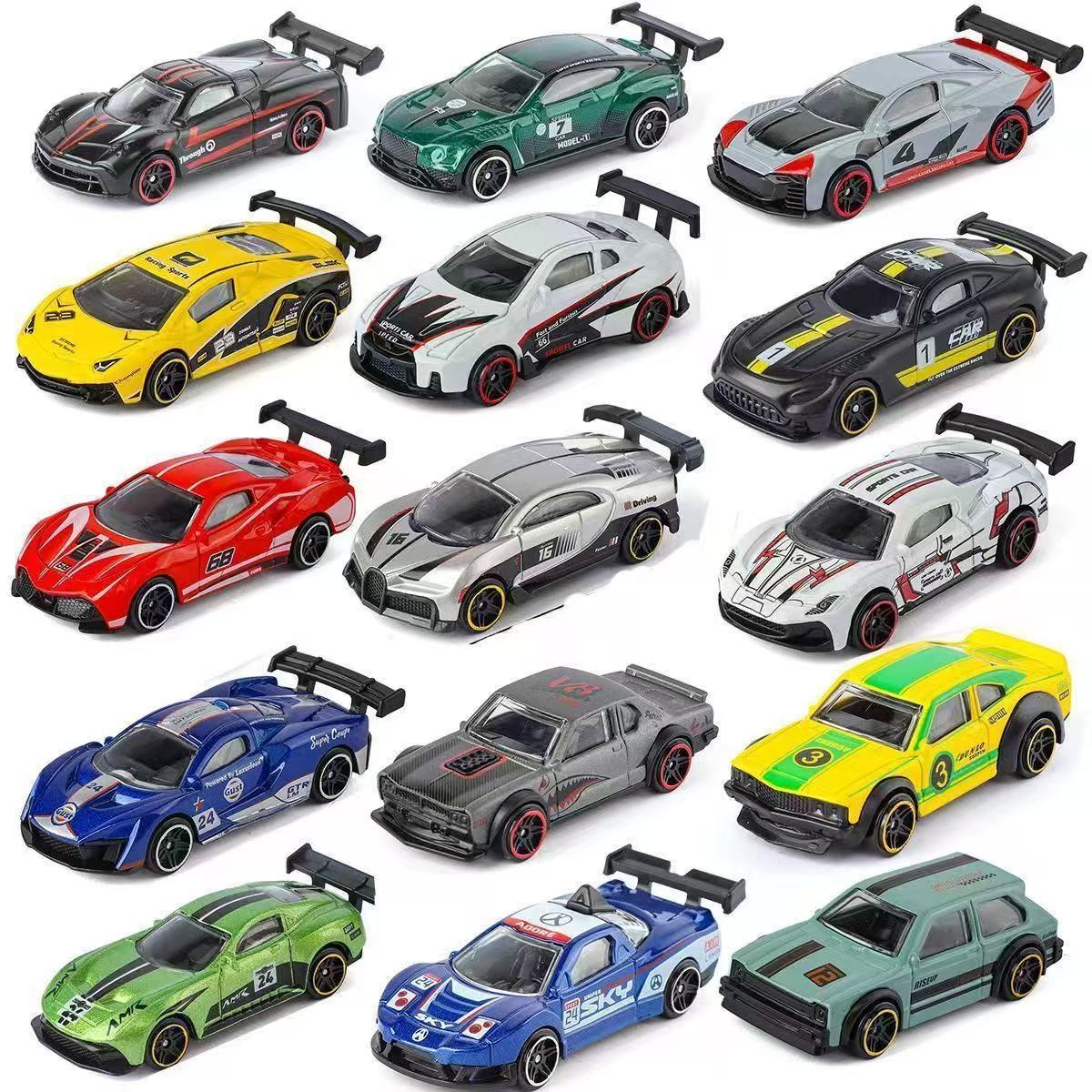 Kids Toys Boys - Alloy Car Model Simulation 1:64 Sliding