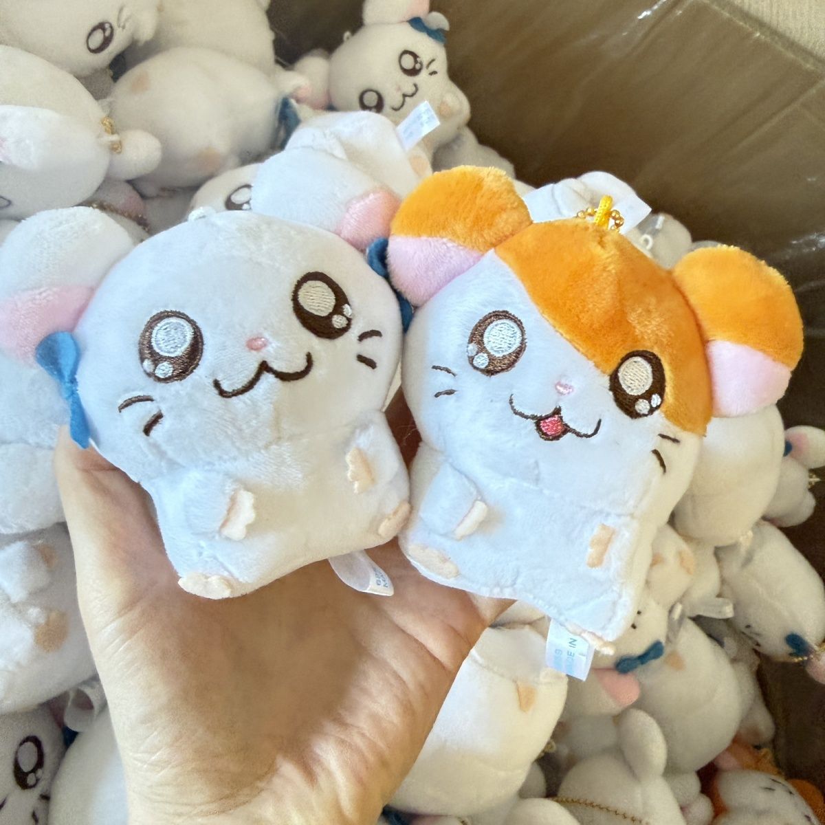 Kids Toys Boys - Cute Hamtaro Bijou Hugging Plush Keychain