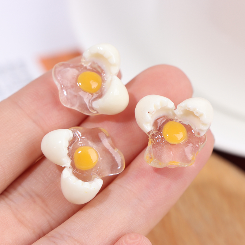 Kids Toys Play Egg - 5Pcs 1:12 Miniature Dollhouse Mini Broken