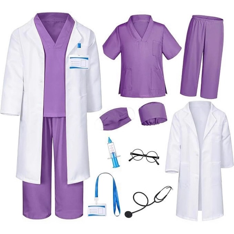 Kids Toys Doctor Set - Kids Doctor Pretend Play Set White