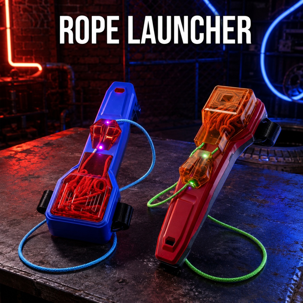 Kids' Toys - Creative Rope Launcher Spider Silk Auto