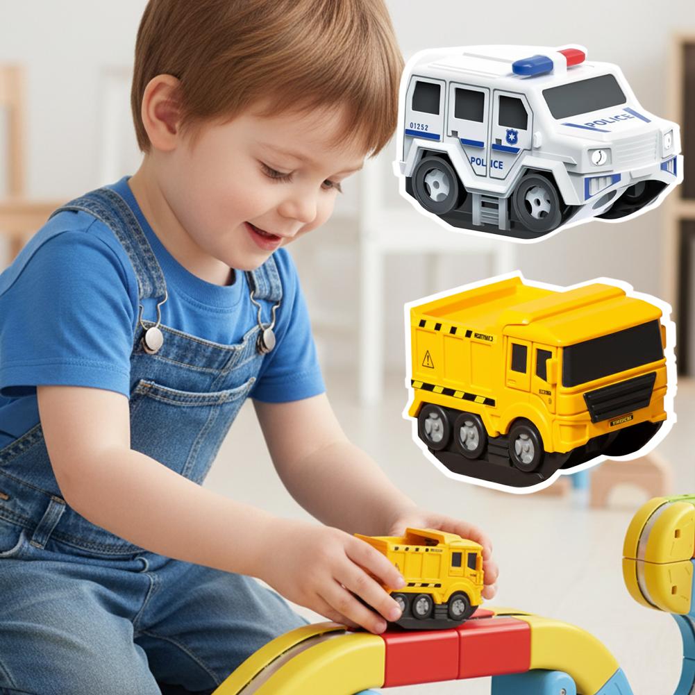 Toy Train Track Set - Electric Magnetic Car Anti-Gravity For Magnetic