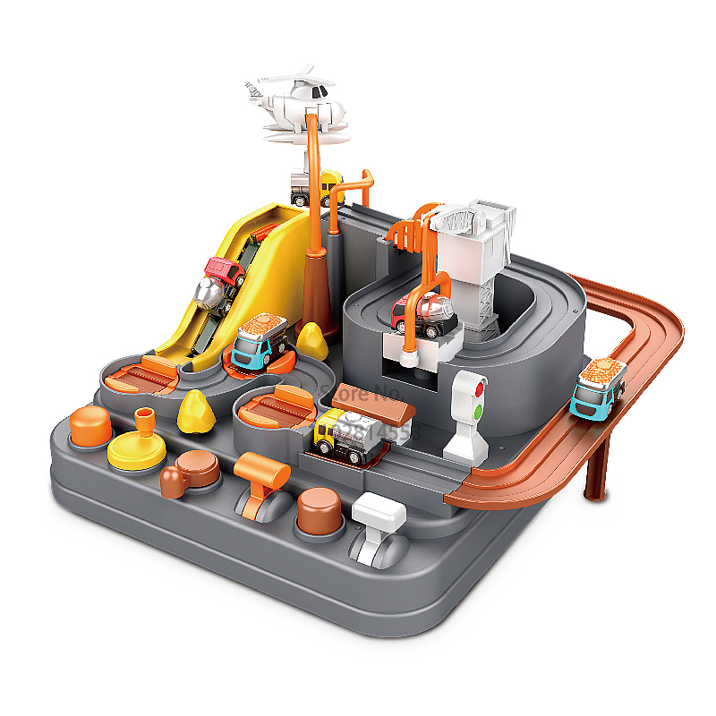 Toy Train Track Set - Hot Racing Rail Car Model Train