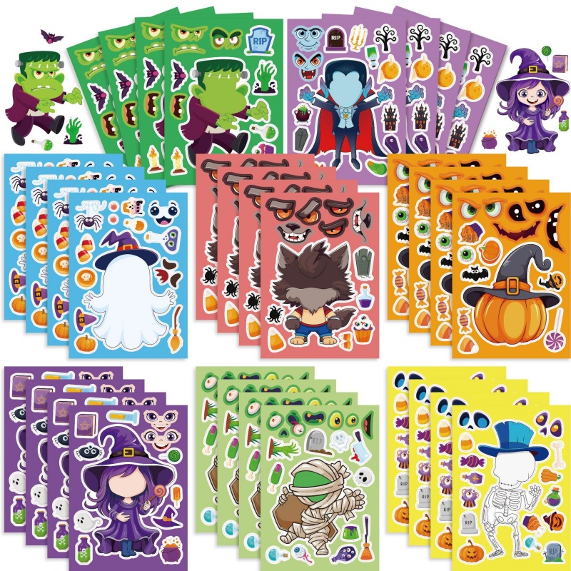 Kids Zombie Toys - Halloween Party Games Stickers for Kids