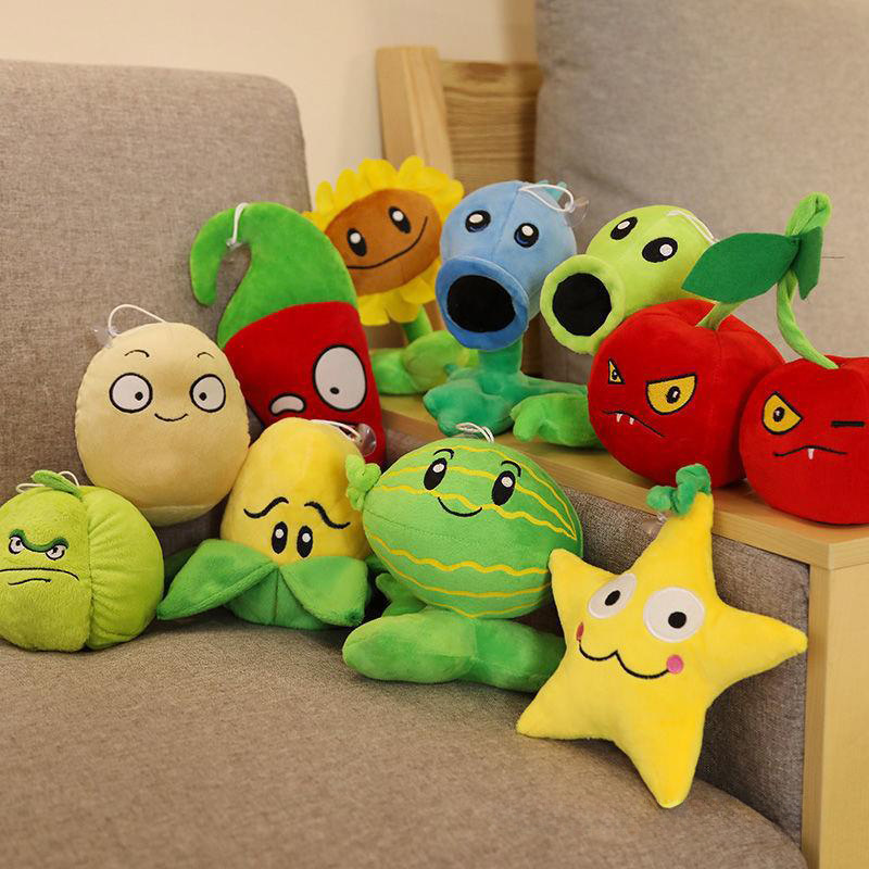 Kids Zombie Toys - 15-20cm Plant with Zombie Plush Toy