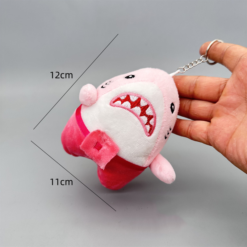 Kids Quirky Toys - Cute Shark Plush Stuffed Keyring Toys