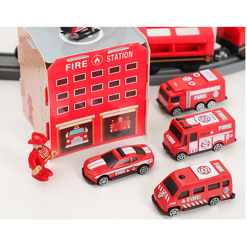 DIY Red Plastic Train Track Se - Toy Train Track Set review and price