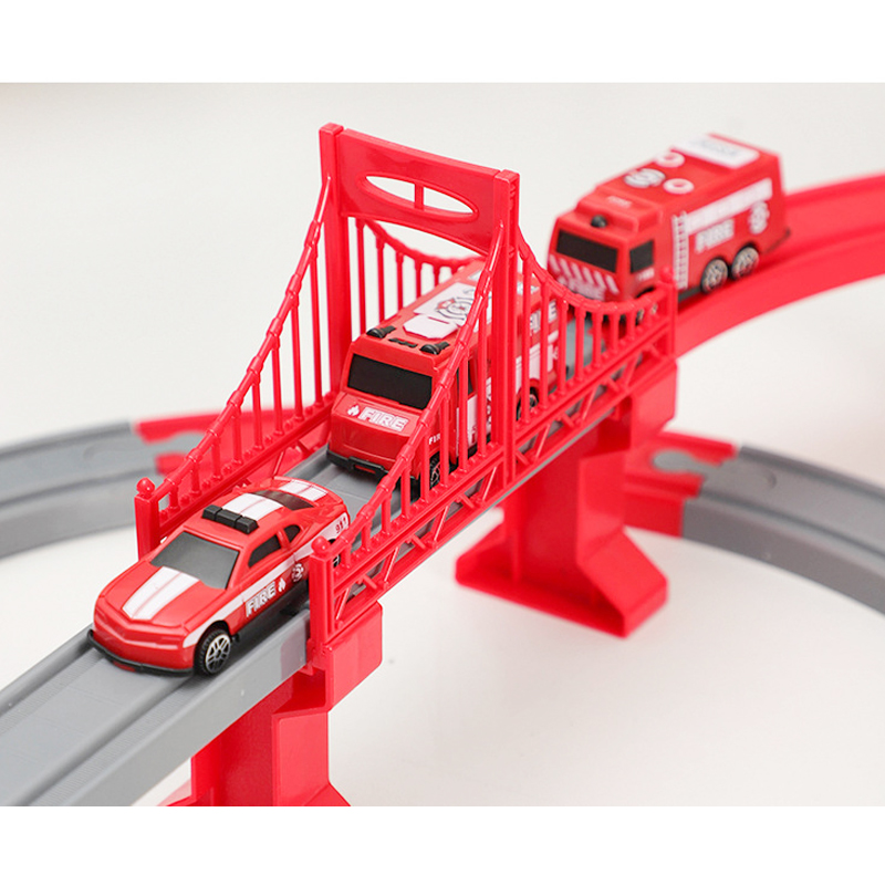 DIY Red Plastic Train Track Se - Toy Train Track Set review and price
