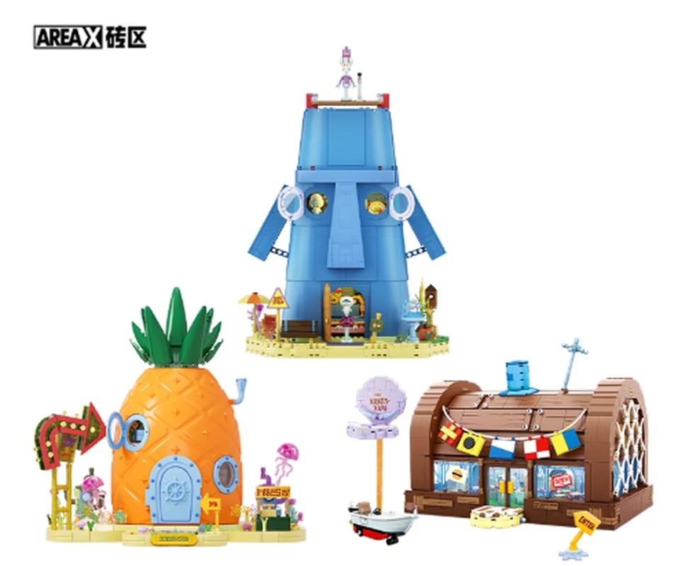 Areax Spongebob Bikini Bottom  - Kids Toys Blocks review and price