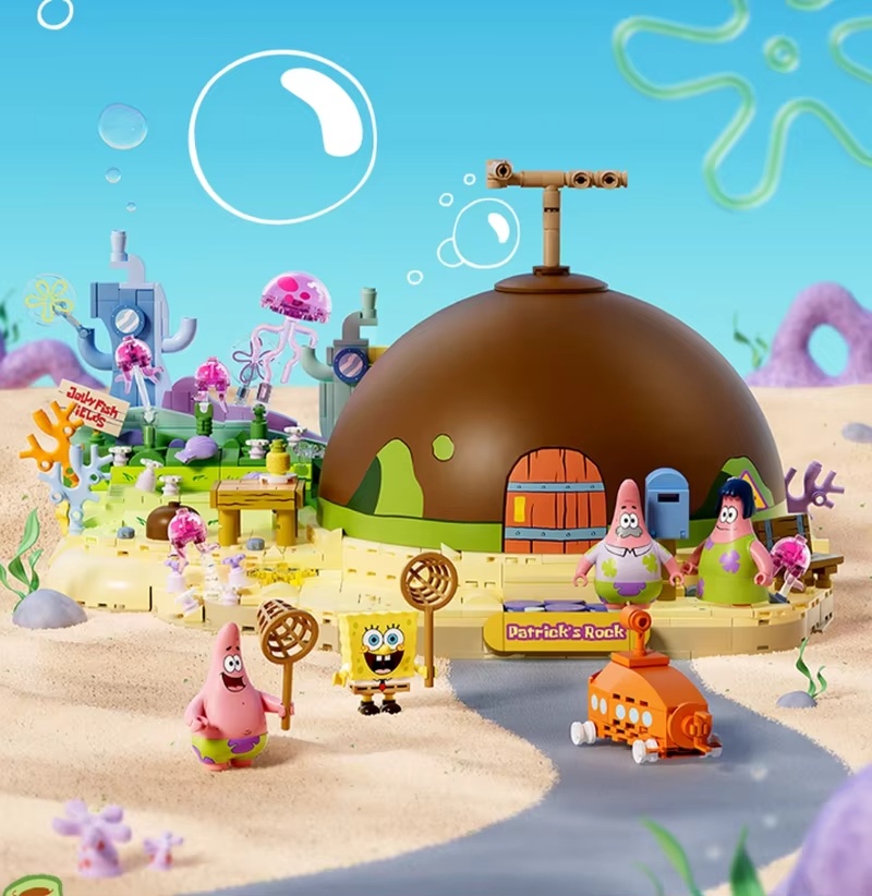 Areax Spongebob Bikini Bottom  - Kids Toys Blocks review and price
