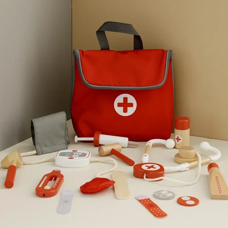 Kids Wooden Pretend Play Kit G - Kids Toys Doctor Set review and price