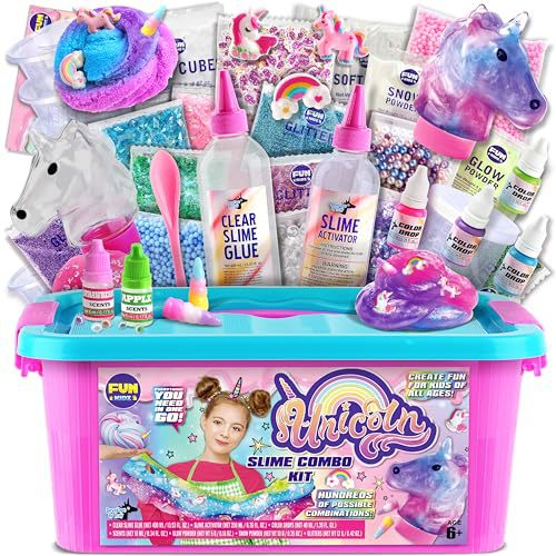 Unicorn Crystal Slime DIY Maki - Slime Making Kit review and price