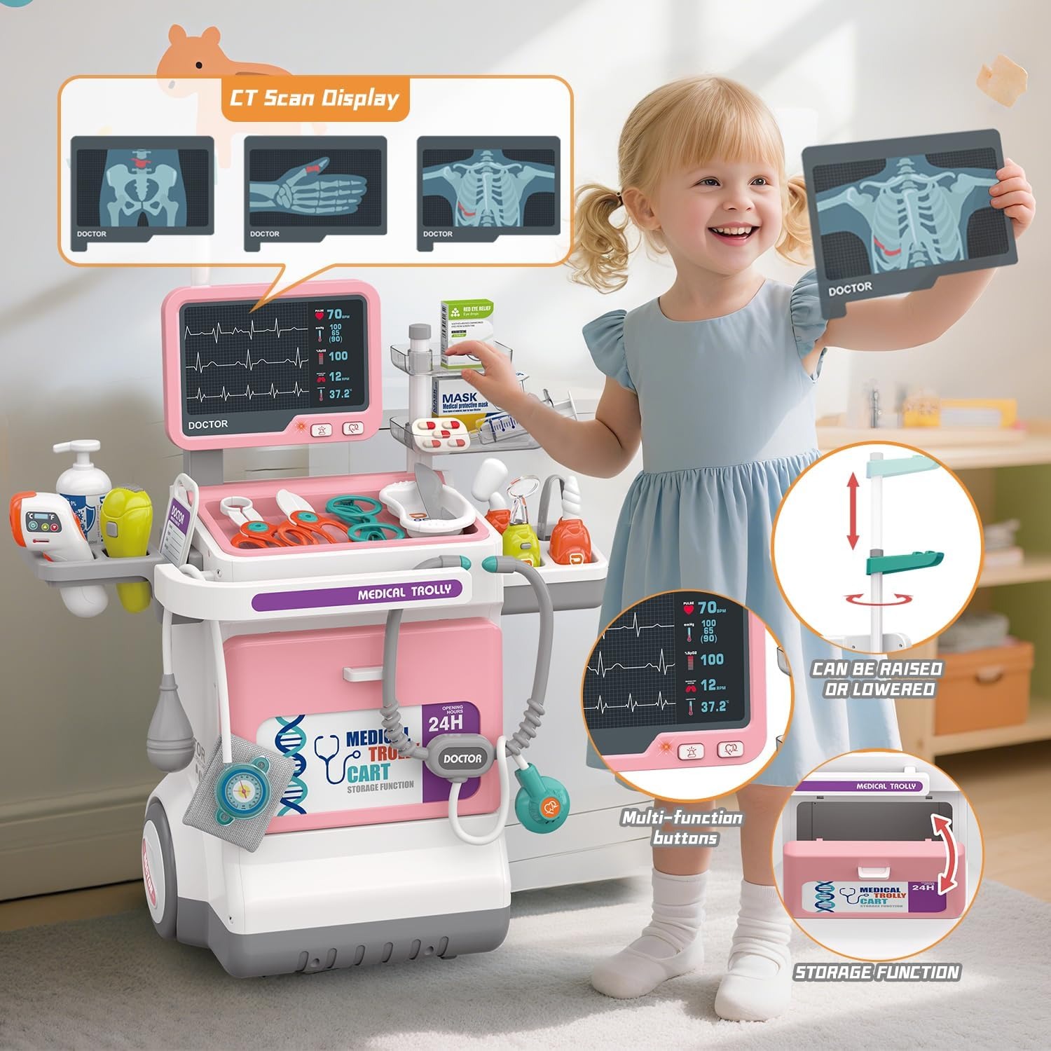 Deluxe Kids Doctor Play Set Pr - Kids Toys Doctor Set review and price