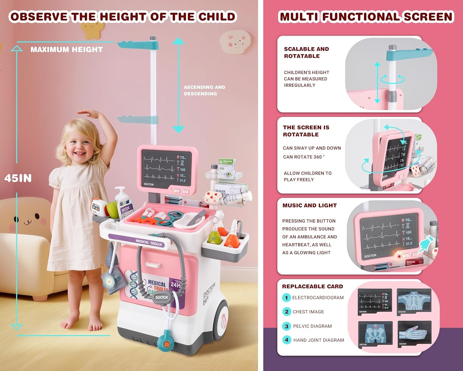 Deluxe Kids Doctor Play Set Pr - Kids Toys Doctor Set review and price