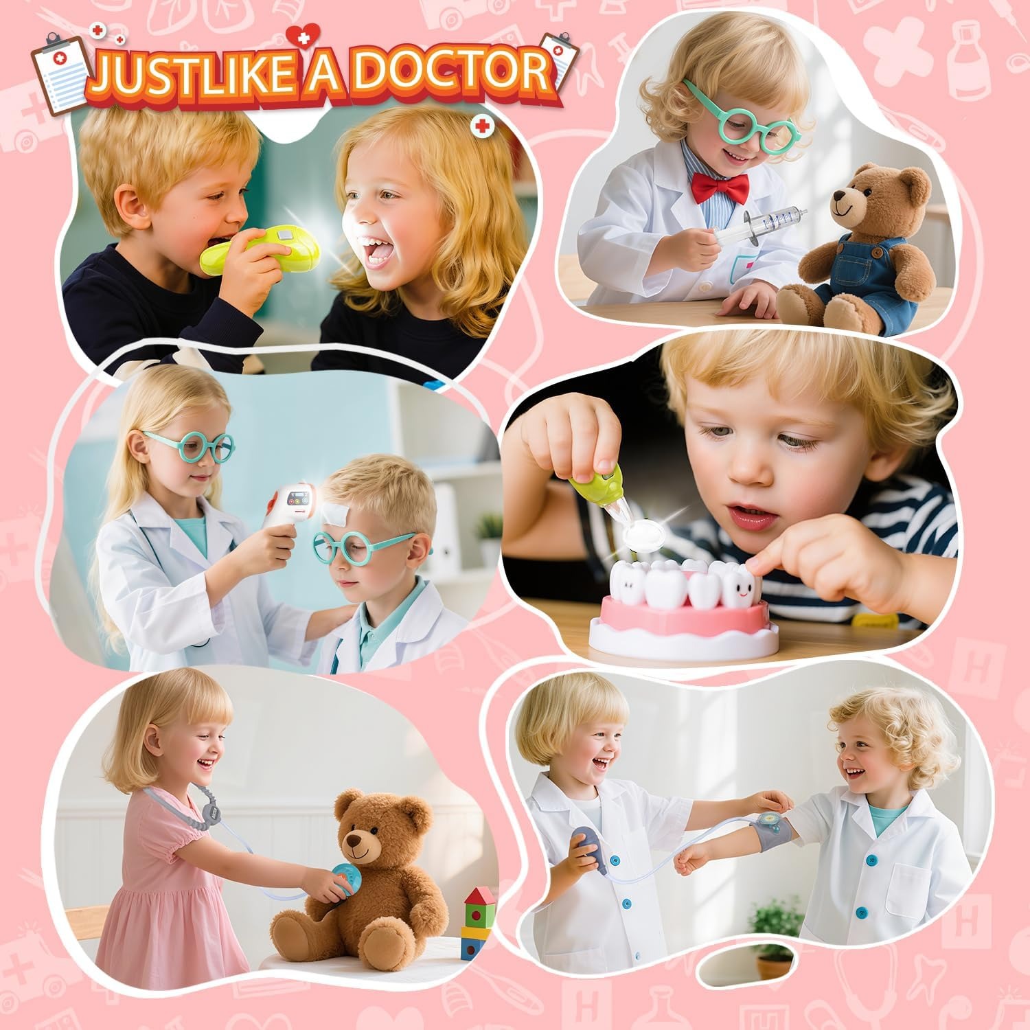 Deluxe Kids Doctor Play Set Pr - Kids Toys Doctor Set review and price