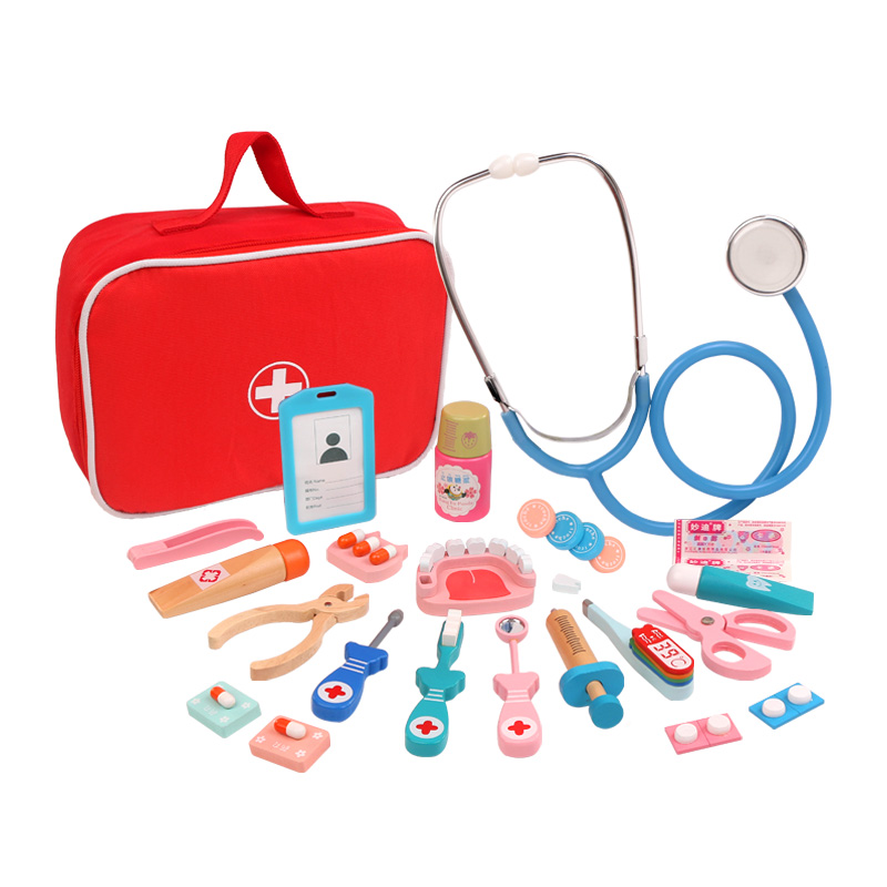 Pretend Play Doctor Toys Woode - Kids Toys Doctor Set review and price