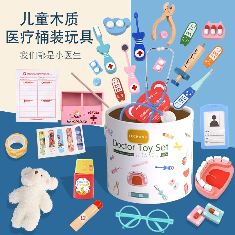 Wooden Pretend Play Doctor Set - Kids Toys Doctor Set review and price