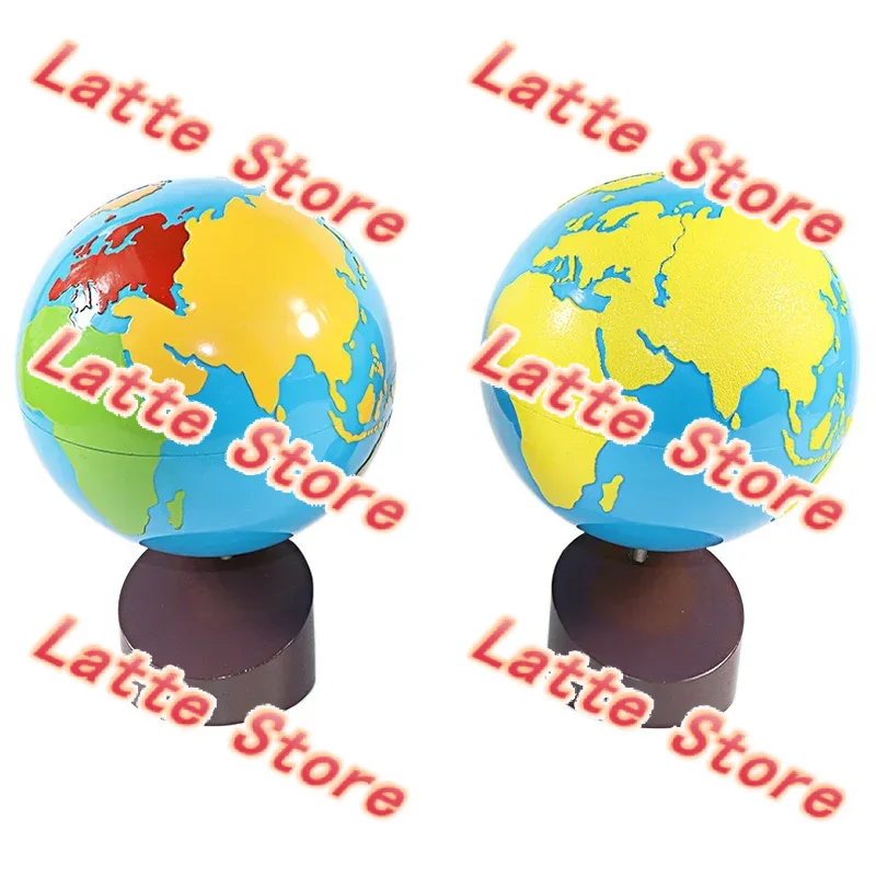 Montessori Continents Globe, W - Kids Toys Learning review and price