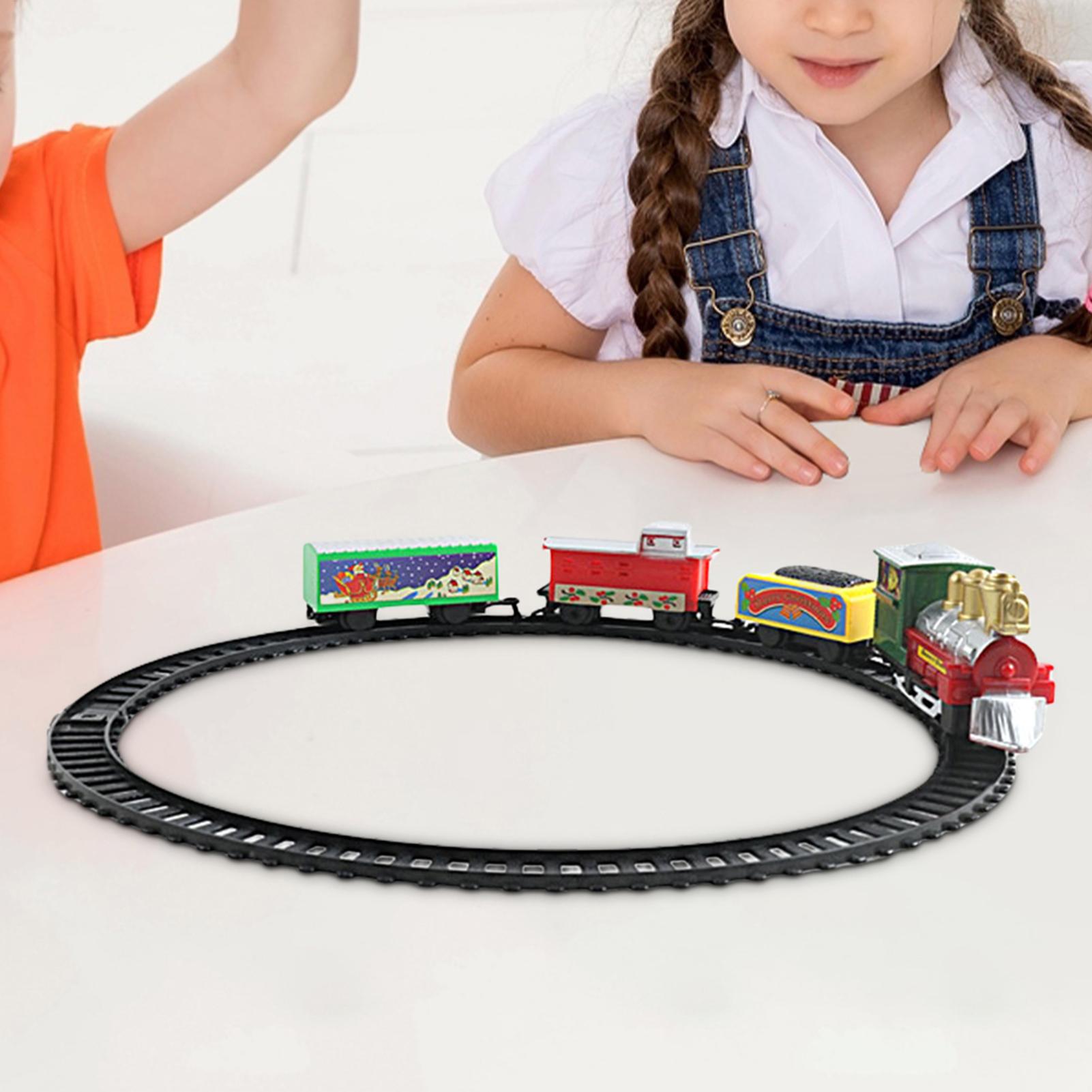 Christmas Train Set with Track - Toy Train Track Set review and price