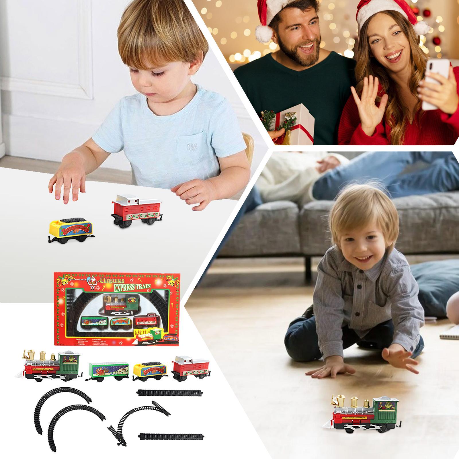 Christmas Train Set with Track - Toy Train Track Set review and price