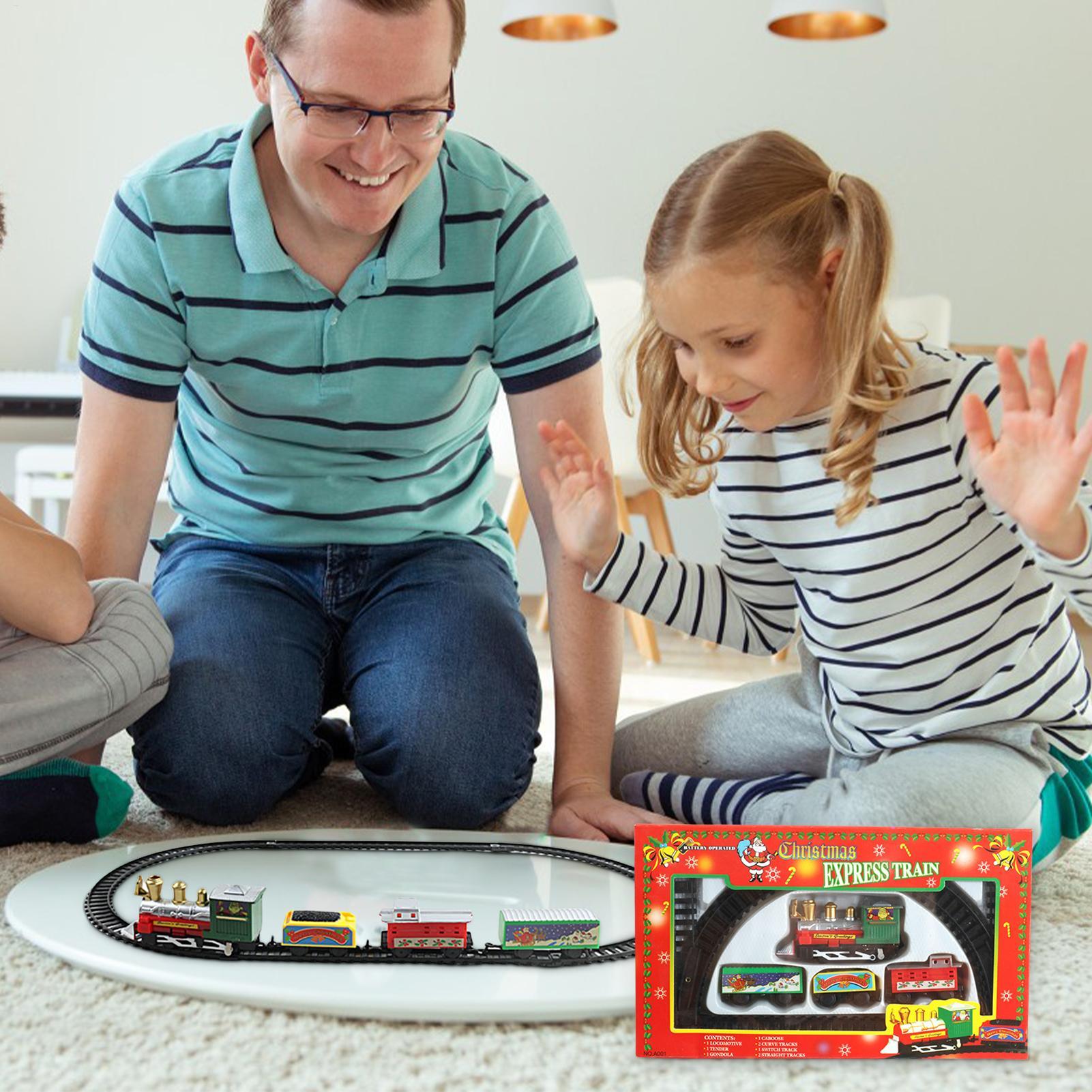 Christmas Train Set with Track - Toy Train Track Set review and price