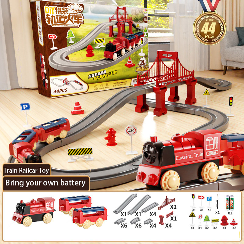 44Pcs/set Electric Train Track - Toy Train Track Set review and price