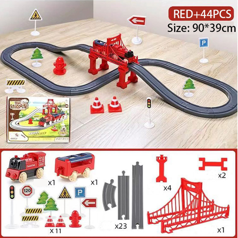 44Pcs/set Electric Train Track - Toy Train Track Set review and price