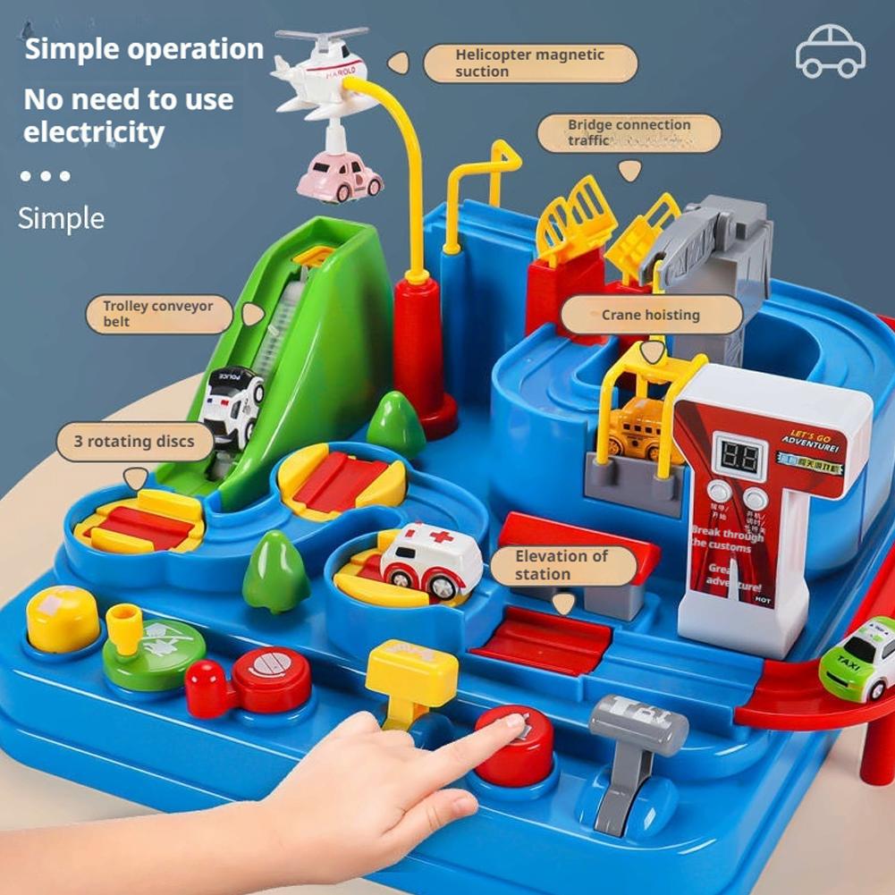 Racing Rail Car Model Train Tr - Toy Train Track Set review and price