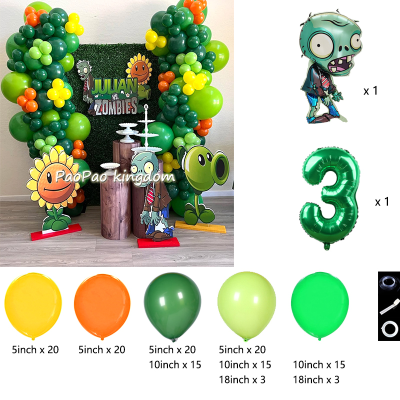 Plants Vs. Z-Zombies Balloons  - Kids Zombie Toys review and price