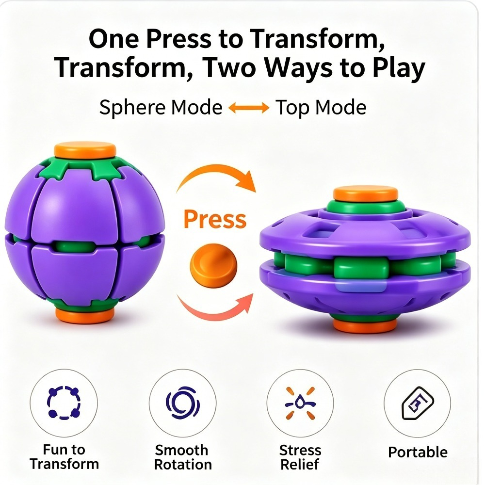 Transforming Fidget Spinner Ba - Kids' Toys review and price