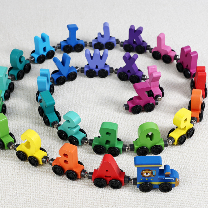 Children'S Wooden Magnetic Col - Toy Train Track Set review and price