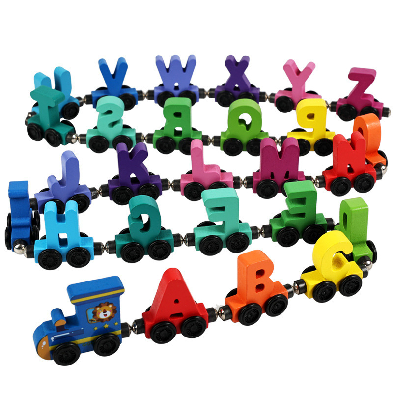 Children'S Wooden Magnetic Col - Toy Train Track Set review and price