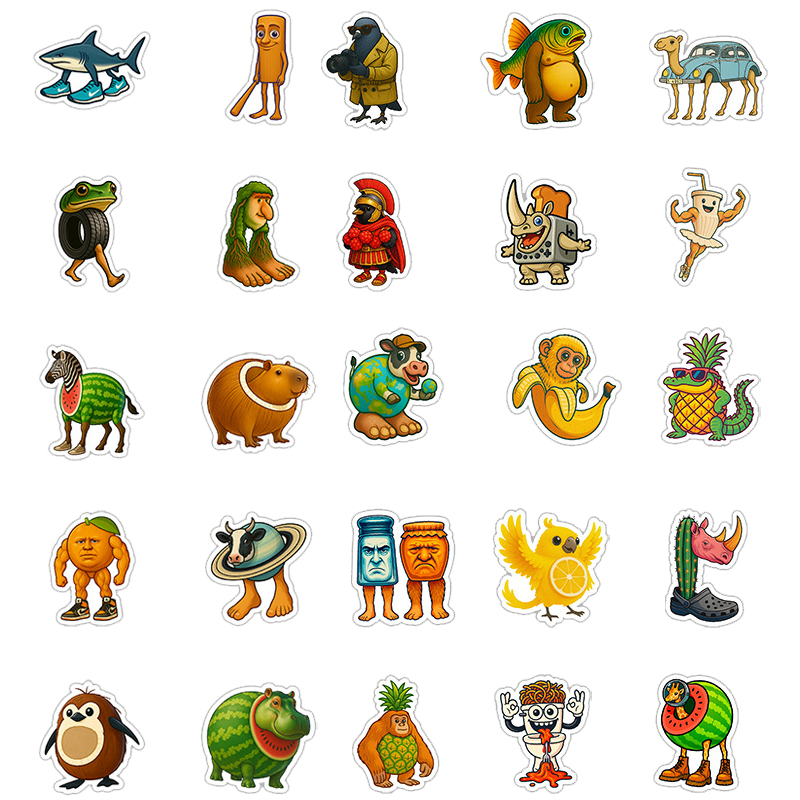 50PCS Abstract Quirky Animal G - Kids Quirky Toys review and price