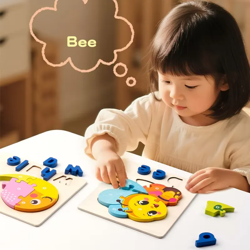 3D Animal Traffic Puzzle Spell - Kids Toys Blocks review and price