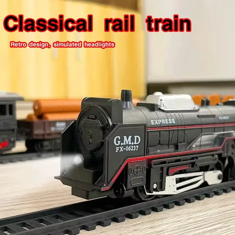 Classical Railway Freight Trai - Toy Train Track Set review and price