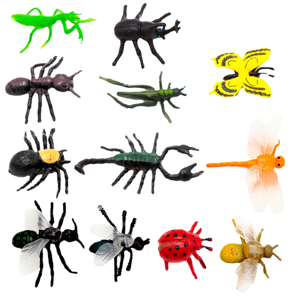 12pcs Simulation Funny Insect  - Kids Quirky Toys review and price