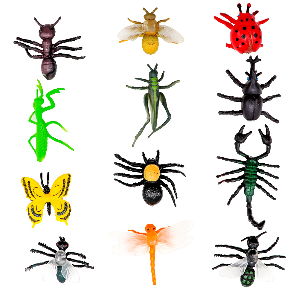 12pcs Simulation Funny Insect  - Kids Quirky Toys review and price