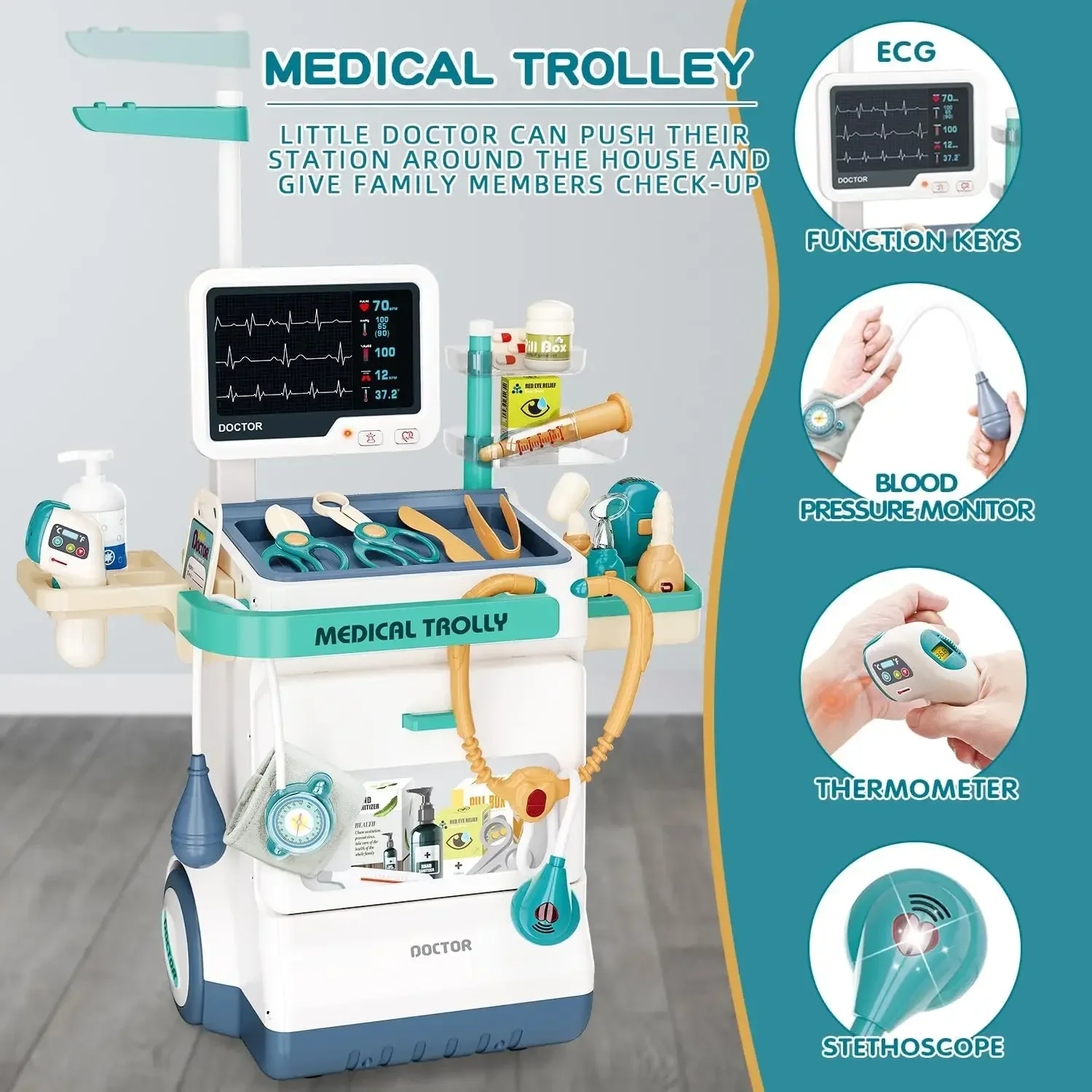 Doctor Medical Play Set Doctor - Kids Toys Doctor Set review and price