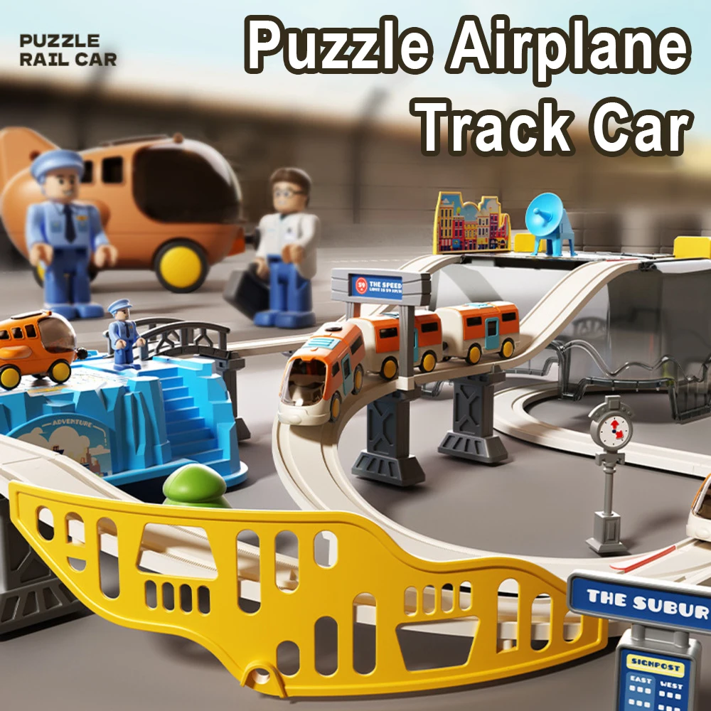 Airport Themed Train Track Toy - Toy Train Track Set review and price