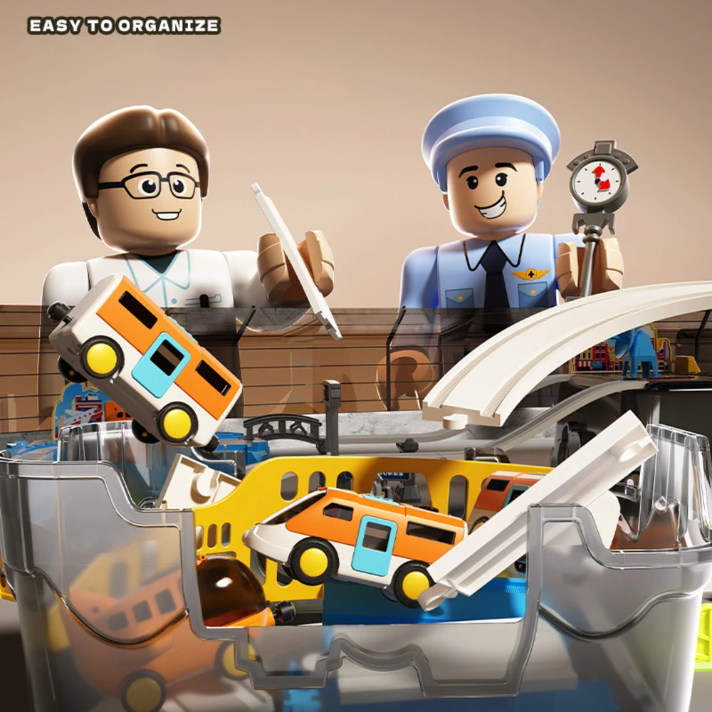 Airport Themed Train Track Toy - Toy Train Track Set review and price