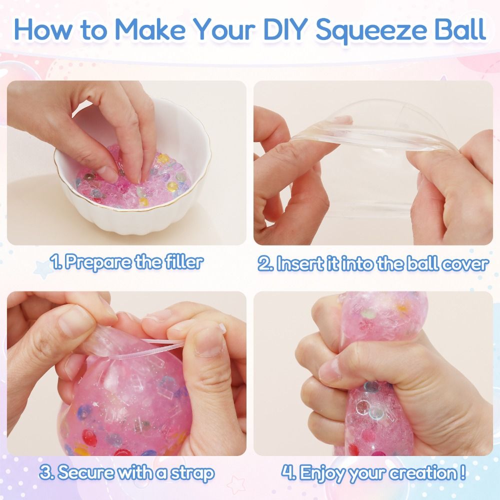 6cm Ball Skins DIY Stress Ball - Slime Making Kit review and price