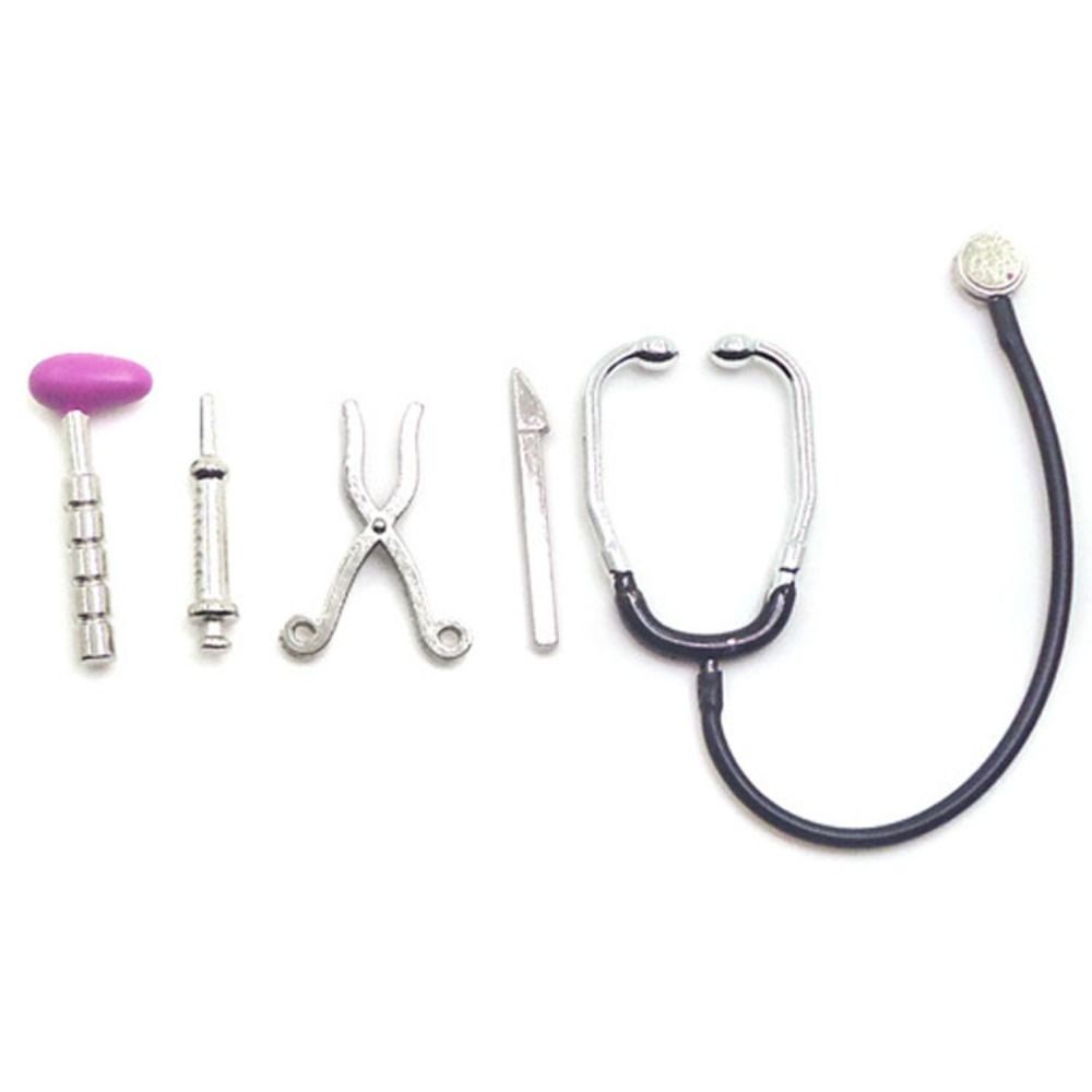 1/6 1/12 Scale Dollhouse Steth - Kids Toys Doctor Set review and price