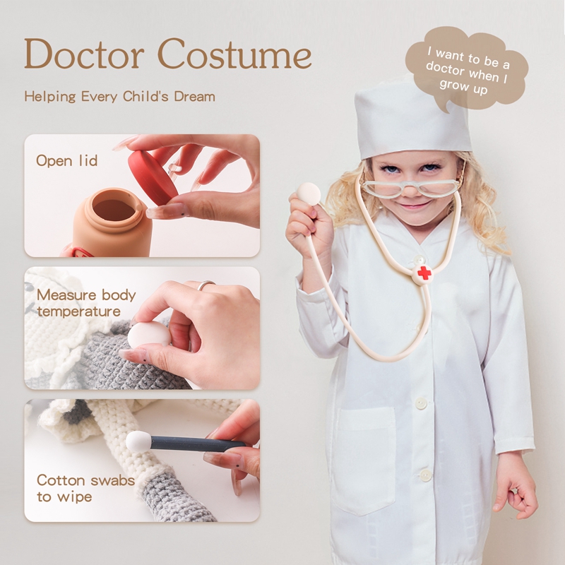 Doctor Toys Pretend Silicone P - Kids Toys Doctor Set review and price