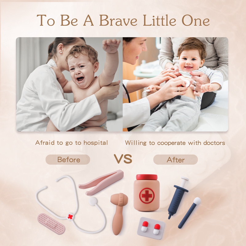Doctor Toys Pretend Silicone P - Kids Toys Doctor Set review and price