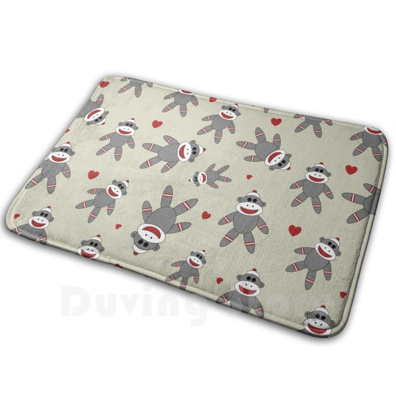 Cute Sock Monkey Carpet Mat Ru - Kids Quirky Toys review and price