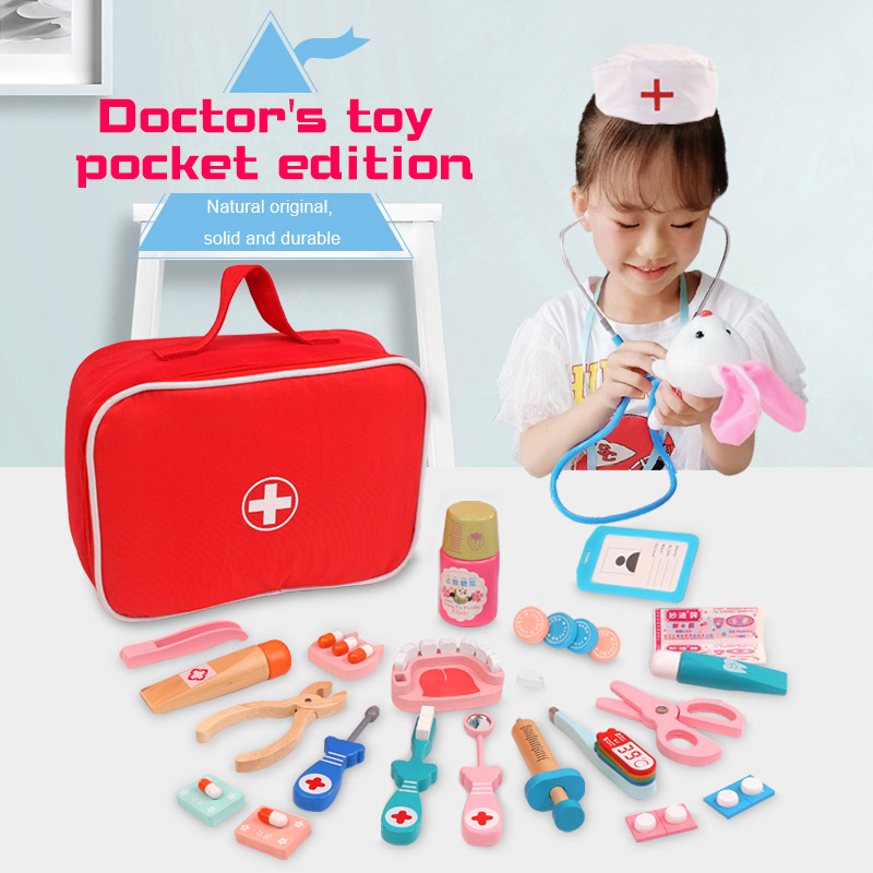 Pretend Play Doctor Toys Woode - Kids Toys Doctor Set review and price
