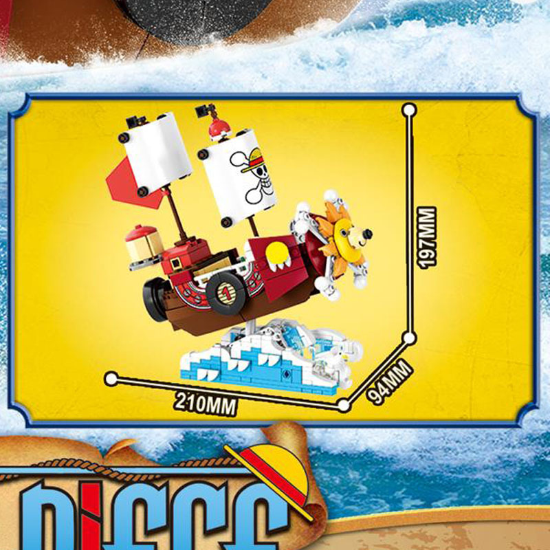 In Stock One Piece Pirate Ship - Kids Toys Blocks review and price